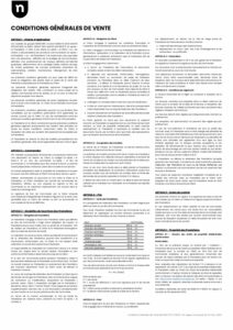 Conditions générales de Nobicorp