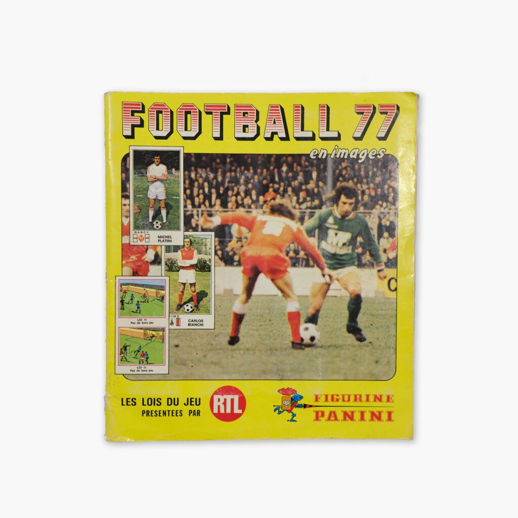 Album Panini 1977 complet avec signatures